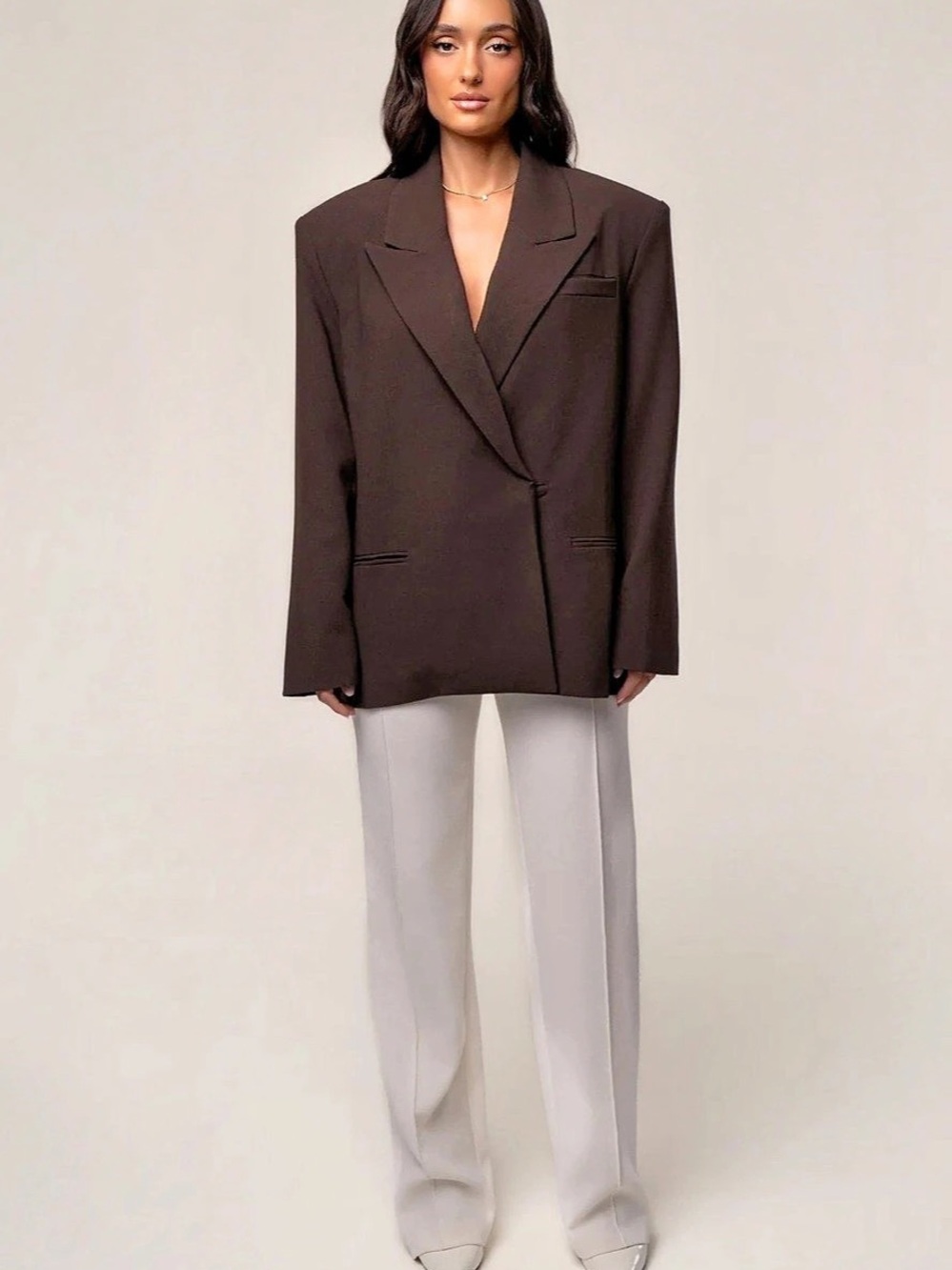 Jluxe oversize Brown Blazer